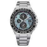 CITIZEN Eco-Drive Seeria 100 Meetrit Veekindel Igavese Kalendriga P&auml;ikeseenergia Kvarts Titaanist Rihm 43,5 mm Meeste K&auml;ekell Sinine T&auml;hik AT8238-84M sinine