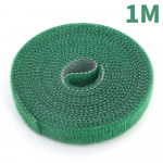 10 rulli = 20 M korduvkasutatavad nailonist taimesidemed Sidekonks viinamarjav&auml;&auml;tide toestamiseks Isekleepuv kaablisideme kinnitus lint Aiatarbed (Green,10mm*1m 1PC) roheline