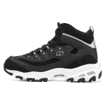 Skechers DLites S&uuml;nteetilisest Nahast Moodsad Retro Vastupidavad Hingavad K&otilde;rged Isa Tossud Naiste tossud Must Valge 167570-BKW 35