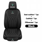 Skoda autokatte nahast hingav libisemiskindel istmepadi Kamiq Karoq Octavia 2 3 Rapid Scala Kami Fabia VII VRS jaoks