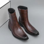 Meeste saapad &Auml;ri Chelsea saapad Must Pruun K&uuml;lgmised lukud Meeste vabaaja mugavad moekad r&uuml;&uuml;tlisaapad Zapatos Para Hombre 38 pruun