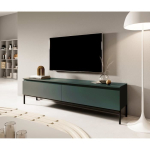 Telerialus - SELSEY - BEMMI - 150 cm - Tume roheline - Matt melamiin