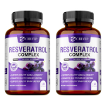 Resveratroli komplekskapslid, 1800 mg, Looduslik antioks&uuml;dant, Toetab immuuns&uuml;steemi tervist, Sobib meestele ja naistele 120*2