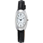 [Citizen Q&Q] Kell Analoog Veekindel Nahkrihmega QA03-304 Naiste Must white