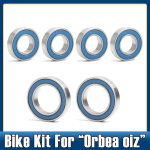 Jalgratta Rattarummu Laagrite Komplekt MAX Laagrid 15*24*5mm 10*19*5mm ( 6 tk ) Jalgratta P&ouml;&ouml;rdepunkt Kroomteras Orbea Oizile Kuullaagrite Komplekt gray