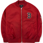 MLB Boston Red Sox t&otilde;mblukuga disain L&otilde;tv l&otilde;ige Pikkade varrukatega pesapallis&auml;rk Meeste pealisr&otilde;ivad Burgundiapunane 3AJPB0124-43WIS L