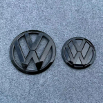 Kuumaks VW T5 T6 Autokatte Esiv&otilde;re Embleem Tagumine Pagasiruum Logo Kate Dekoratsioon Volkswagen Transporter T5 T6 2010-2020 sportva tp3 jaoks Glossy Black