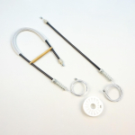 EWR5636 Tagumine Vasakpoolne Elektriline Aknat&otilde;stuki Regulaatori Remondikomplekt Ford Focus MK2 II Kabrioletile 2006-2010 1517666