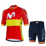 Movistar Jalgrattas&auml;rgi Komplekt L&uuml;hikeste Varrukatega Hispaania Meeste UV-kaitsega Rattaspordir&otilde;ivad Meeskonna Suvine Jalgrattar&otilde;ivad Maillot Ciclismo Hombre XS（old）