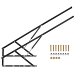 VEVOR voodit&otilde;stuk 149,9 cm x 200,7 cm &Uuml;hilduv voodisuurus 140,2 kg kandev&otilde;ime DIY seinavoodi riistvara 130 x 10 x 5.5 cm
