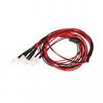 6 LED-valgustit 1/10 1/8 Traxxas HSP Redcat RC4WD Tamiya Axial SCX10 D90 HPI RC autole mitmev&auml;rviline