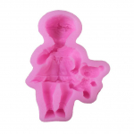 Toidukvaliteediga silikoonist 3D beebit&uuml;druku/poisi koogivorm Fondant-vormi DIY k&uuml;psetust&ouml;&ouml;riist