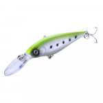 HENGJIA 1tk Lifelike Bass Forell haugi lant 11CM-10G Minnow Fishing Lure Hard Bait
