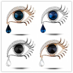 Angel tears disain pross kristall v&otilde;lu pin rinnan&otilde;elaga salli klamber dekoori pisar