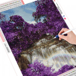 5D DIY teemanttikandid Maastused ristpistes 3D teemantmaastik Teemantmaalimine 15*20 cm