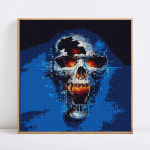 Teemantmosaiikide m&uuml;&uuml;k 5D teemantmaaling, t&auml;ispuur, &uuml;mmargune pealuu pildid 30x30