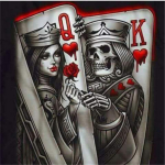 T&auml;ielik 5D Teemantmaaling Pokkeri kuninganna Tikand Ristpistes Kodukaunistus K&auml;sitsi valmistatud kingitus 25x25cm