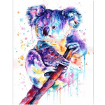 T&auml;ielik 5D Teemantmaal Abstraktne Koala Mosaiik Tikand Ristpistes Kodukaunistus K&auml;sitsi valmistatud kingitus 25x30cm