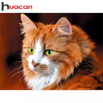 Huacani DIY 5D teemanttikandiga maalimine kassi ristpistes kodukaunistuste kleebis 40*30 CM