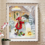 T&auml;isruudukujuline teemantmaal 5d DIY Teemanttikandid Ristpistes Loomade kivid Pildid Kodukaunistus Full Round (20X30CM)