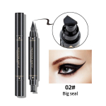 2-&uuml;hes vedel silmapliiats Stamp Pen Eye Liner pliiats Veekindel kauap&uuml;siv silmameik