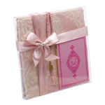 Palvevaip, palvehelmed, araabia tekst Yaseen islami kinkekomplekt | Islami varsti terveks kingitus | S&uuml;nnip&auml;eva kingitus | Aastap&auml;eva kingitus | Moslemi kingitus roosa