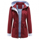 Naiste v&auml;limatkajakk Kerge vetth&uuml;lgav kerge vihmakapuutsiga tuulejope vihmamantel Jooksmine jalutusmantel igap&auml;evane riietus uus L