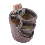 Majakujuline lillepott, mahlakate taimede pott, aiakujundusega minipottide jaoks kodune t&ouml;&ouml;laud