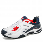 BONA uus populaarne stiil meeste tennisejalatsid &otilde;ues s&ouml;rkjooksutossud, n&ouml;&ouml;ritud meeste spordijalatsid Mugavad kerged pehmed 41 punane