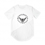 Muscleguys Mens Print T-s&auml;rgid O-kaelusega vabaaja l&uuml;hikeste varrukatega T-s&auml;rk V&otilde;rk+puuvillane Spordir&otilde;ivad T-s&auml;rk Fitness J&otilde;usaali Riietus Kulturismi topid M must