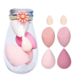 4/5/6 tk meigik&auml;sna komplekt Kosmeetiline pahtel jumestuskreemi jaoks kreempuuder peitepulber jumestussegisti karbililleseeriaga