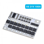 18V 16,8V 21V 100A 3S/4/5S BMS kolmeosalise liitiumaku kaitsel&uuml;litusplaadi tasakaalulaadimisplaadi moodul 5S 21V
