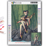 5D Teemantmaaling Multifilm Anime m&auml;ng Tegelaste Ristpistes Teemanttikandid Mosaiik Full Round 20X30CM