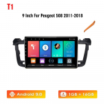 Icreative 2 dini autoraadio Peugeot 508 jaoks 2011-2018 Androidi autoraadio Auto Carplay Navigatsioon GPS Multimeedia BT-m&auml;ngija DVD-m&auml;ngija puudub