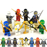 38 stiili Ninja minifiguurid ehitusplokk nukud relvakujudega ninjad klotsid m&auml;nguasjad lastele