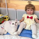 3D-v&auml;rvi nahk veenipehme silikooniga 60 CM Reborn Baby Doll M&auml;nguasi t&uuml;drukule Printsess V&auml;ikelapsele Bebe Artist Collection