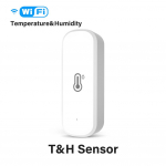 Tuya WiFi temperatuuri ja niiskuse detektorist s&otilde;ltumatu elektrooniline termomeetri andur Smart Home siseruumide minih&uuml;gromeetri alarm valge