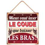 Les Tr&eacute;sors De Lily [R2949] &ndash; metallist tahvel  S&otilde;numid  (Parem t&otilde;sta k&uuml;&uuml;narnukk kui langetada k&auml;ed! ) - 20x20 cm punane