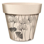 Les Tr&eacute;sors De Lily [R6623] - bambusest istutusmasin 'Ginkgo Biloba' must beež - 95x84 mm must
