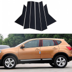 6 tk auto samba postid Nissan Qashqai J10 2008-2013 ukseakende kaunistuste kleebiste kaunistustarvikute jaoks
