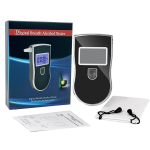 UUS AT-818 professionaalne politsei digitaalne hingamisalkoholi tester alkomeetrianal&uuml;saatori detektor praktiline