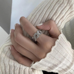 Foxanry minimalistliku laiusega INS moes&otilde;rmused vintage k&auml;sitsi valmistatud &otilde;&otilde;nesrist geomeetrilised peoehted kingitused 17mm h&otilde;be