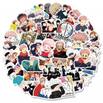 50 tk Jujutsu Kaisen Anime grafiti kleebised, kleebised telefonile, s&uuml;learvutile, kitarrile, rulale, peokingitus, isetegemise kleebised 50Pcs