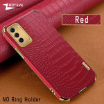 S23 &uuml;mbris krokodillimustriga nahast kate Samsung Galaxy S22 S21 Ultra S20 FE Note 20 9 10 Lite Note20 S10 Plus &uuml;mbriste jaoks Galaxy S20 FE punane