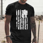 (Qunide) Meeste iseseisvusp&auml;eva T-s&auml;rgid, meeste USA lipuga graafilised T-s&auml;rgid l&uuml;hikeste varrukatega Ameerika isamaaline vintage T-s&auml;rk S sinine