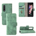 S&uuml;sinikkiust Samsung Galaxy Z Fold 4 &uuml;mbrisega magnetilise raamatualuse klapiga kaardi kaitsev rahakoti nahkkate Microfiber roheline
