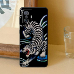 Moodne Hiina Tiger Dragon telefoni&uuml;mbris Samsung Galaxy Note 20 Ultra 10 Plus 8 9 S22 S21 S23 5g S20 silikoonkaanega Funda Samsung Note 20