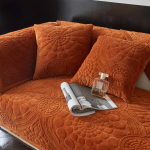 Puuvillane diivanipadi Four Seasons Universaalne libisemiskindel padi elutoam&ouml;&ouml;bel Diivani kate seljatoe k&auml;ter&auml;tik m&ouml;&ouml;bli kaitse 45x45 pillowcase 1pc brown
