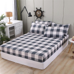 Sisseehitatud voodilina tr&uuml;kitud madratsi kate Elastne voodipesu taskud Harjatud mikrokiust madratsikatted ilma padjap&uuml;&uuml;rita 2pcs pillow case 48*74cm