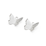 50 tk 11 * 13 mm liblikas vasest viilu ripatsid ehete valmistamiseks DIY k&auml;ev&otilde;ru kaelakee k&otilde;rvar&otilde;ngas 11*13mm 50pcs